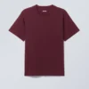 Camiseta de corte clásico – Rojo oscuro Camiseta de corte clásico – Rojo oscuro