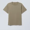 Camiseta de corte clásico – Verde caqui Camiseta de corte clásico – Verde caqui