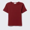 Camiseta de corte entallado – Rojo oscuro Camiseta de corte entallado – Rojo oscuro