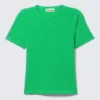 Camiseta de corte entallado – Verde brillante Camiseta de corte entallado – Verde brillante