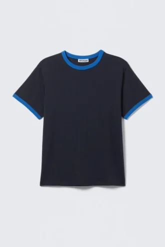 Camiseta de corte estándar – Azul oscuro