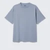 Camiseta de corte holgado – Azul claro empolvado Camiseta de corte holgado – Azul claro empolvado