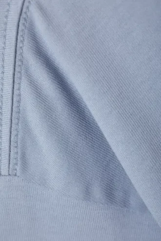 Camiseta de corte holgado – Azul claro empolvado
