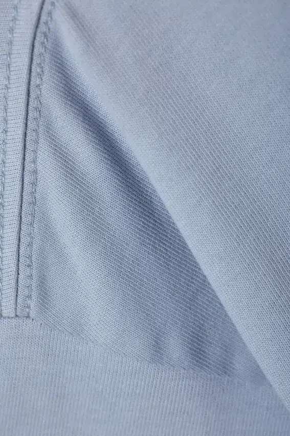 Camiseta de corte holgado – Azul claro empolvado Camiseta de corte holgado – Azul claro empolvado