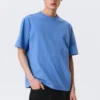 Camiseta de corte holgado – Azul lavado Camiseta de corte holgado – Azul lavado