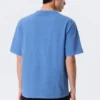 Camiseta de corte holgado – Azul lavado Camiseta de corte holgado – Azul lavado