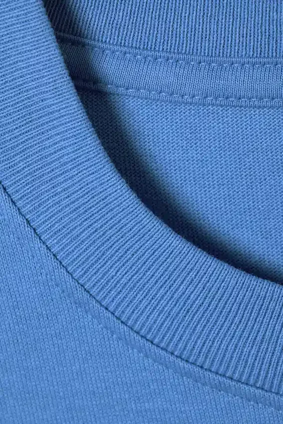 Camiseta de corte holgado – Azul lavado Camiseta de corte holgado – Azul lavado
