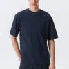 Camiseta de corte holgado – Azul marino oscuro