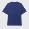 Camiseta de corte holgado – Azul oscuro
