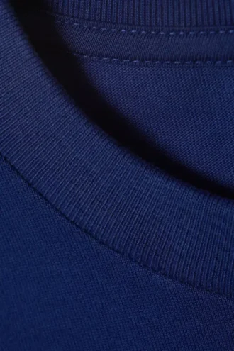 Camiseta de corte holgado – Azul oscuro