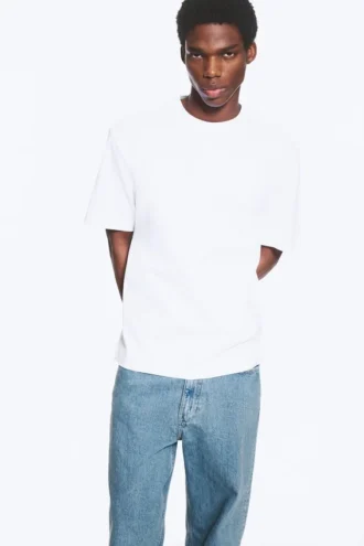 Camiseta de corte holgado – Blanca