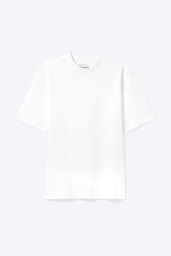 Camiseta de corte holgado – Blanca Camiseta de corte holgado – Blanca