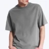 Camiseta de corte holgado – Gris polvoriento Camiseta de corte holgado – Gris polvoriento