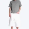 Camiseta de corte holgado – Gris polvoriento Camiseta de corte holgado – Gris polvoriento