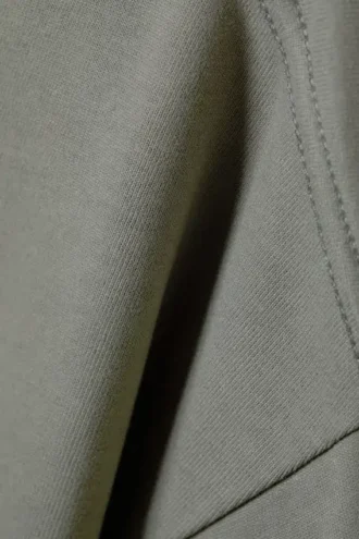 Camiseta de corte holgado – Gris polvoriento