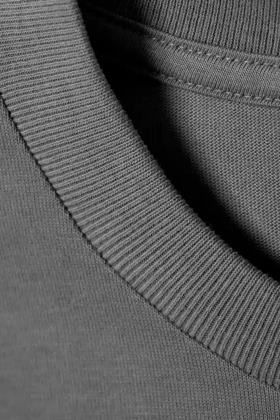 Camiseta de corte holgado – Gris polvoriento Camiseta de corte holgado – Gris polvoriento