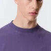 Camiseta de corte holgado – Morada