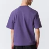 Camiseta de corte holgado – Morada