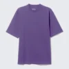 Camiseta de corte holgado – Morada
