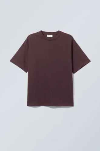 Camiseta de corte holgado – Morado oscuro Camiseta de corte holgado – Morado oscuro