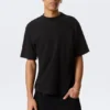 Camiseta de corte holgado – Negro Camiseta de corte holgado – Negro