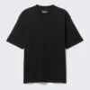 Camiseta de corte holgado – Negro Camiseta de corte holgado – Negro