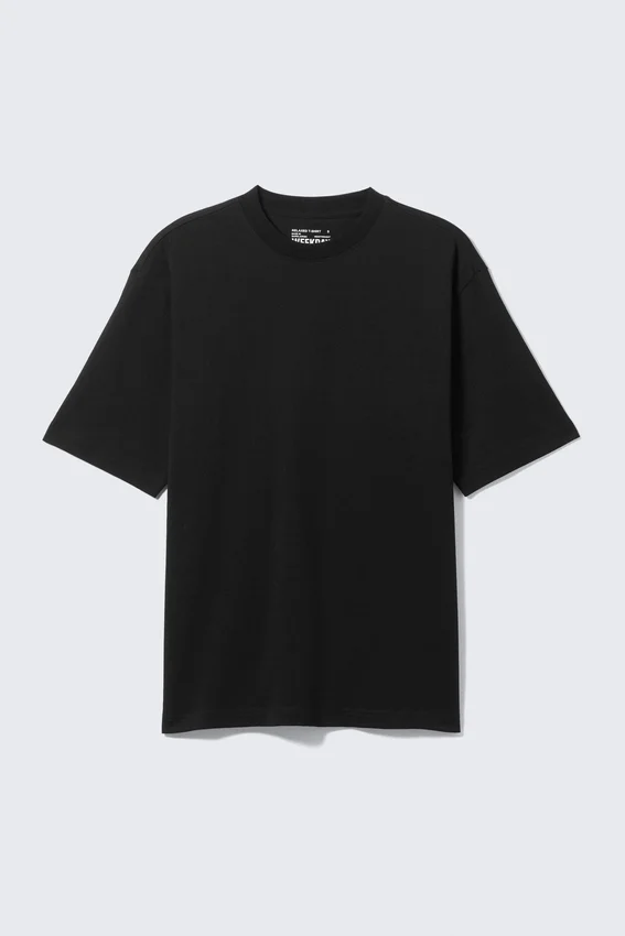 Camiseta de corte holgado – Negro Camiseta de corte holgado – Negro