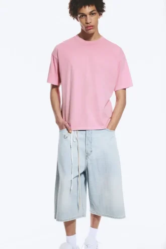 Camiseta de corte holgado – Rosa