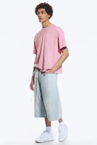 Camiseta de corte holgado – Rosa
