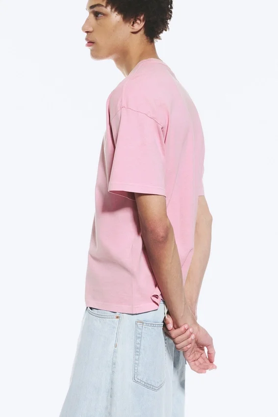 Camiseta de corte holgado – Rosa Camiseta de corte holgado – Rosa