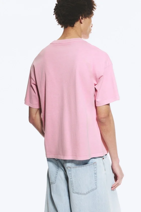 Camiseta de corte holgado – Rosa Camiseta de corte holgado – Rosa