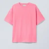 Camiseta de corte holgado – Rosa lavado Camiseta de corte holgado – Rosa lavado