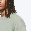 Camiseta de corte holgado – Verde caqui claro Camiseta de corte holgado – Verde caqui claro
