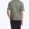 Camiseta de corte holgado – Verde caqui claro apagado