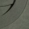 Camiseta de corte holgado – Verde caqui claro apagado