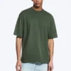 Camiseta de corte holgado – Verde oscuro Camiseta de corte holgado – Verde oscuro