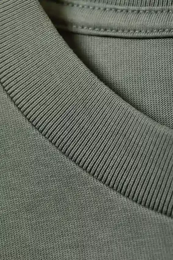 Camiseta de corte holgado – Verde oscuro lavado Camiseta de corte holgado – Verde oscuro lavado