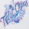 Camiseta de corte recto con estampados – Blanca – Total Chaos Camiseta de corte recto con estampados – Blanca – Total Chaos
