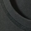 Camiseta de corte recto y entallado con canalé – Gris oscuro lavado Camiseta de corte recto y entallado con canalé – Gris oscuro lavado