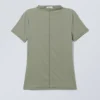 Camiseta de cuello alto Jen – Verde caqui Camiseta de cuello alto Jen – Verde caqui