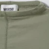 Camiseta de cuello alto Jen – Verde caqui Camiseta de cuello alto Jen – Verde caqui