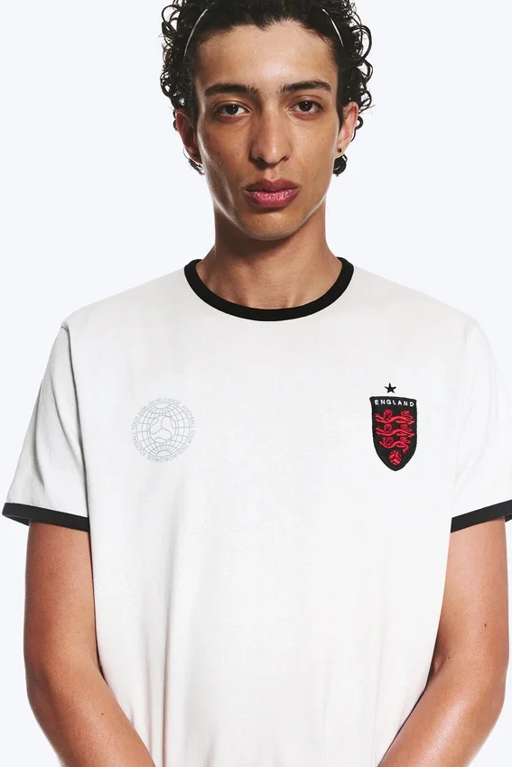 Camiseta de fútbol de corte entallado Toffs – Blanca Camiseta de fútbol de corte entallado Toffs – Blanca