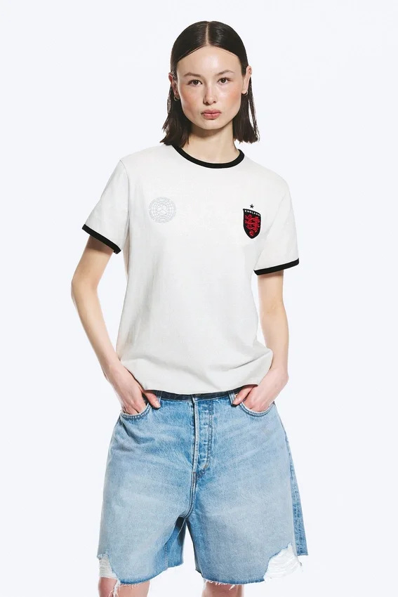 Camiseta de fútbol de corte entallado Toffs – Blanca Camiseta de fútbol de corte entallado Toffs – Blanca