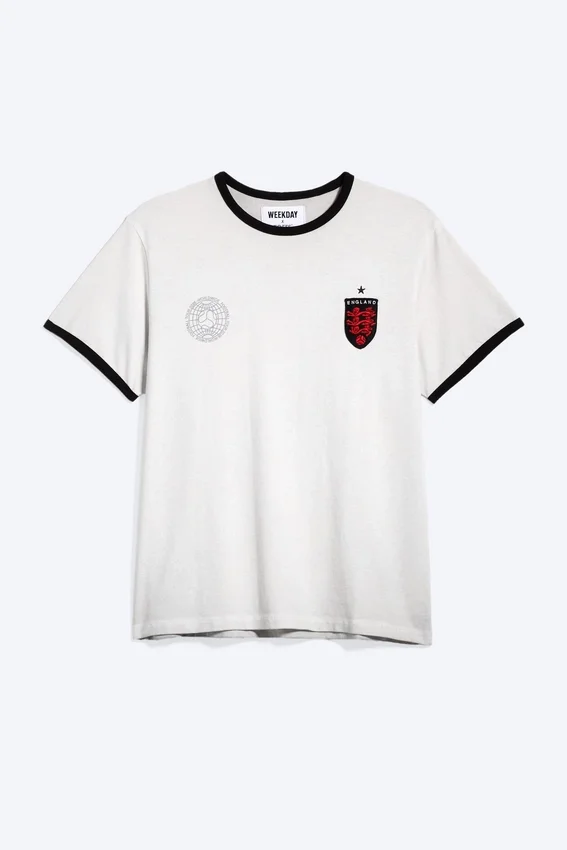 Camiseta de fútbol de corte entallado Toffs – Blanca Camiseta de fútbol de corte entallado Toffs – Blanca