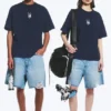 Camiseta de fútbol holgada y cuadrada de Toffs – Azul oscuro Camiseta de fútbol holgada y cuadrada de Toffs – Azul oscuro