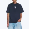 Camiseta de fútbol holgada y cuadrada de Toffs – Azul oscuro Camiseta de fútbol holgada y cuadrada de Toffs – Azul oscuro