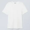 Camiseta de malla de corte ajustado y manga corta – Blanca Camiseta de malla de corte ajustado y manga corta – Blanca