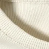 Camiseta de manga larga acanalada – Blanco apagado Camiseta de manga larga acanalada – Blanco apagado