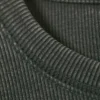 Camiseta de manga larga acanalada – Verde oscuro Camiseta de manga larga acanalada – Verde oscuro