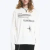 Camiseta de manga larga con estampado Yungblud de corte holgado – Blanco roto Camiseta de manga larga con estampado Yungblud de corte holgado – Blanco roto